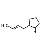 CAS#: 651321-59-4， 2-[(2E)-2-Buten-1-yl]pyrrolidine