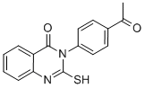 CAS#: 65141-63-1， 3-(4-Acetyl-Phenyl)-2-Mercapto-3H-Quinazolin-4-One
