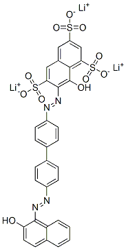 CAS#: 65150-87-0， 8-Hydroxy-7-((4'-((2-Hydroxy-1-Naphthalenyl)Azo)(1,1'-Biphenyl)-4-Yl)Azo)-1,3,6-Naphthalenetrisulfonic Acid, Trilithium Salt