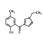 CAS#: 651727-58-1， (1-Ethyl-1H-pyrazol-4-yl)(2-hydroxy-5-methylphenyl)methanone