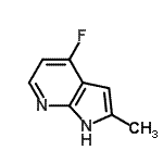 CAS#: 651744-27-3， 4-Fluoro-2-methyl-1H-pyrrolo[2,3-b]pyridine