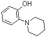 结构式 CAS# 65195-20-2, 2-(1-哌啶基)-苯酚