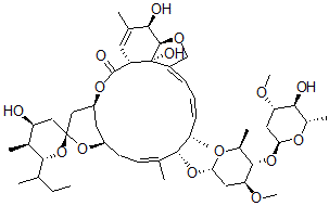 CAS#: 65195-57-5， Avermectin B2a