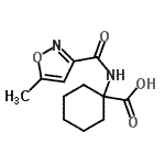 CAS#: 652171-59-0， 1-{[(5-Methyl-1,2-oxazol-3-yl)carbonyl]amino}cyclohexanecarboxylic acid