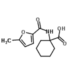 CAS#: 652171-88-5， 1-[(5-Methyl-2-furoyl)amino]cyclohexanecarboxylic acid
