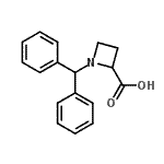 CAS#: 65219-11-6， 1-(Diphenylmethyl)-2-azetidinecarboxylic acid