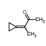CAS#: 65234-89-1， 3-Cyclopropylidene-2-butanone