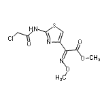 CAS#: 65243-10-9， Methyl (2Z)-{2-[(chloroacetyl)amino]-1,3-thiazol-4-yl}(methoxyimino)acetate
