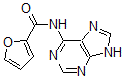 结构式 CAS# 65316-39-4, N-9H-嘌呤-6-基-2-呋喃甲酰胺
