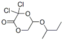 CAS#: 65423-14-5， 3,3-Dichloro-5-(1-Methylpropoxy)-1,4-Dioxan-2-One