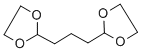structure of CAS# 6543-04-0, 2,2'-Trimethylenebis-1,3-Dioxolane;Bis-1,3-(2-Dioxolanyl)-Propane;Glutaraldehyde, Cyclic Bis(Ethylene Acetal);Pentanedial, Cyclic Bis(1,2-Ethanediyl Acetal)