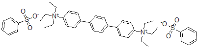 CAS#: 65448-99-9, N,N,N,N',N',N'-Hexaethyl-1,1':4',1''-terphenyl-4,4''-diaminium bisbenzenesulfonate