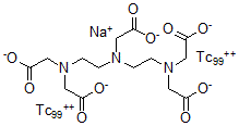 CAS#: 65454-61-7， Technetium-99 Pentetate