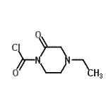 CAS#: 65464-07-5， 4-Ethyl-2-oxo-1-piperazinecarbonyl chloride