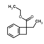 CAS#: 654646-84-1， Ethyl 7-ethylbicyclo[4.2.0]octa-1,3,5-triene-7-carboxylate