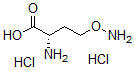 structure of CAS# 65518-20-9, O-Amino-Homoserine Dihydrochloride;2-Amino-4-(Aminooxy)Butanoic Acid Dihydrochloride;DL-Canaline 2Hcl  DL-Canaline Dihydrochloride;O-AMINO-DL-HOMOSERINE DIHYDROCHLORIDE