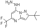 CAS#: 655235-56-6， 7-Hydrazino-2-(2-methyl-2-propanyl)-5-(trifluoromethyl)pyrazolo[1,5-a]pyrimidine