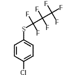 CAS#: 65538-03-6， 1-Chloro-4-[(heptafluoropropyl)sulfanyl]benzene