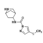 CAS#: 655788-31-1， N-(3-azabicyclo[2.2.1]heptan-6-yl)-4-methylsulfanyl-pyrazole-1-carboxamide