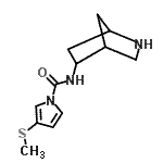CAS#: 655788-88-8， N-(2-Azabicyclo[2.2.1]hept-5-yl)-3-(methylsulfanyl)-1H-pyrrole-1-carboxamide