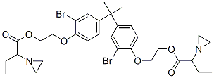 CAS#: 65581-12-6， (Isopropylidene)Bis[(2-Bromo-p-Phenylene)Oxyethylene] Bis(alpha-Ethylaziridine-1-Acetate)