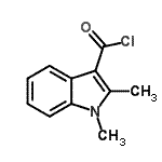 CAS#: 65610-45-9， 1,2-Dimethyl-1H-indole-3-carbonyl chloride