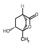 CAS#: 656242-13-6， (1R,4S,6R)-6-Hydroxy-1-methyl-2-oxabicyclo[2.2.2]octan-3-one