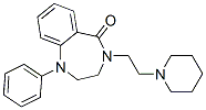 CAS#: 65647-16-7， 1,2,3,4-Tetrahydro-1-Phenyl-4-(2-Piperidinoethyl)-5H-1,4-Benzodiazepin-5-One