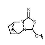 CAS#: 65651-38-9， (1R,5R,7S)-5-Methyl-4-thia-2,6-diazatricyclo[5.2.1.0<sup>2,6</sup>]decane-3-thione