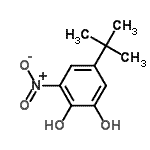 CAS#: 656811-50-6， 5-(2-Methyl-2-propanyl)-3-nitro-1,2-benzenediol