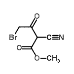 CAS 登录号：65689-57-8， 甲基4-溴-2-氰基-3-氧代丁酸酯