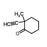 CAS#: 65691-72-7， 2-Ethynyl-2-methylcyclohexanone