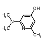 CAS#: 65735-56-0， 2-(Dimethylamino)-6-methyl-4-pyridinol