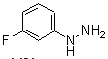 结构式 CAS# 658-27-5, (3-氟苯基)肼