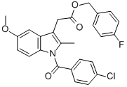 CAS#: 65825-21-0， (4-Fluorophenyl)Methyl 1-(4-Chlorobenzoyl)-5-Methoxy-2-Methyl-1H-Indole-3-Acetate
