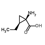 CAS#: 65878-53-7， (1R,2S)-1-Amino-2-ethylcyclopropanecarboxylic acid