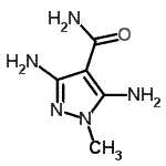 CAS#: 65889-65-8， 3,5-Diamino-1-methyl-1H-pyrazole-4-carboxamide