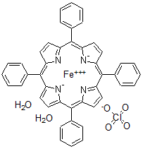 CAS#: 65893-70-1， Diaquo(Meso-Tetraphenylporphinato)Iron(III) Perchlorate