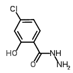 结构式 CAS# 65920-15-2, 4-氯-2-羟基苯甲酰肼