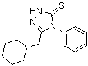 CAS#: 65924-80-3， 2,4-Dihydro-4-Phenyl-5-(1-Piperidinylmethyl)-3H-1,2,4-Triazole-3-Thione