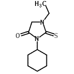 CAS#: 659734-00-6， 3-Cyclohexyl-1-ethyl-2-thioxo-4-imidazolidinone