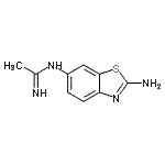 CAS#: 659743-44-9， N-(2-Amino-1,3-benzothiazol-6-yl)ethanimidamide