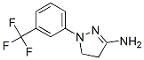 structure of CAS# 66000-40-6, 4,5-Dihydro-1-[3-(Trifluoromethyl)Phenyl]-1H-Pyrazol-3-Amine;[1-[3-(Trifluoromethyl)Phenyl]-4,5-Dihydropyrazol-3-Yl]Amine;T0500-1193;Zinc01845036