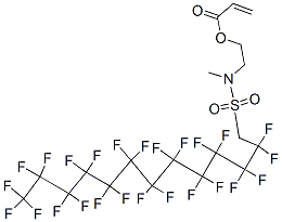 CAS#: 66008-67-1， 2-(N-(1,1-Dihydroperfluorotridecylsulfonyl)-N-methylamino)ethyl acrylate