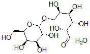 structure of CAS# 66009-10-7, 6-O-alpha-D-Galactopyranosyl-D-Glucose Monohydrate;6-ALPHA-D-GALACTOPYRANOSYL-D-GLUCOPYRANOSE MONOHYDRATE;6-O-ALPHA-D-GALACTOPYRANOSYL-D-GLUCOSE MONOHYDRATE;D-(+)-MELIBIOSE MONOHYDRATE FOR MICROBIOLOGY 99+%