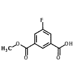 CAS#: 660416-36-4， 3-Fluoro-5-(methoxycarbonyl)benzoic acid