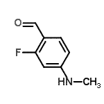 CAS#: 660432-45-1， 2-Fluoro-4-(methylamino)benzaldehyde