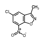 CAS#: 66048-28-0， 5-Chloro-3-methyl-7-nitro-1,2-benzoxazole