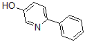 structure of CAS# 66131-77-9, 6-Phenyl-3-Pyridinol;3-HYDROXY-6-PHENYLPYRIDINE;3-Hydroxu-6-Phenylpyridine;5-Hydroxy-2-Phenylpyridine