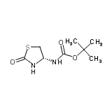 CAS#: 661491-45-8， 2-Methyl-2-propanyl [(4R)-2-oxo-1,3-thiazolidin-4-yl]carbamate
